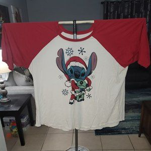 Torrid  Disney Christmas Stitch 3/4 Sleeve Shift Size6